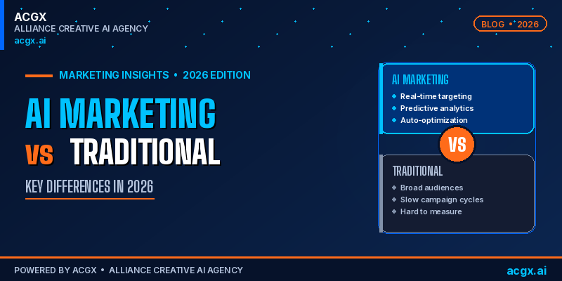 AI Marketing vs Traditional Marketing - Key Differences in 2026
